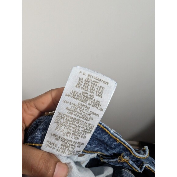 Levi's 501 XX Men's Straight Leg Button Fly Classic Jeans Sz 32 Vintage Western - Picture 10 of 11